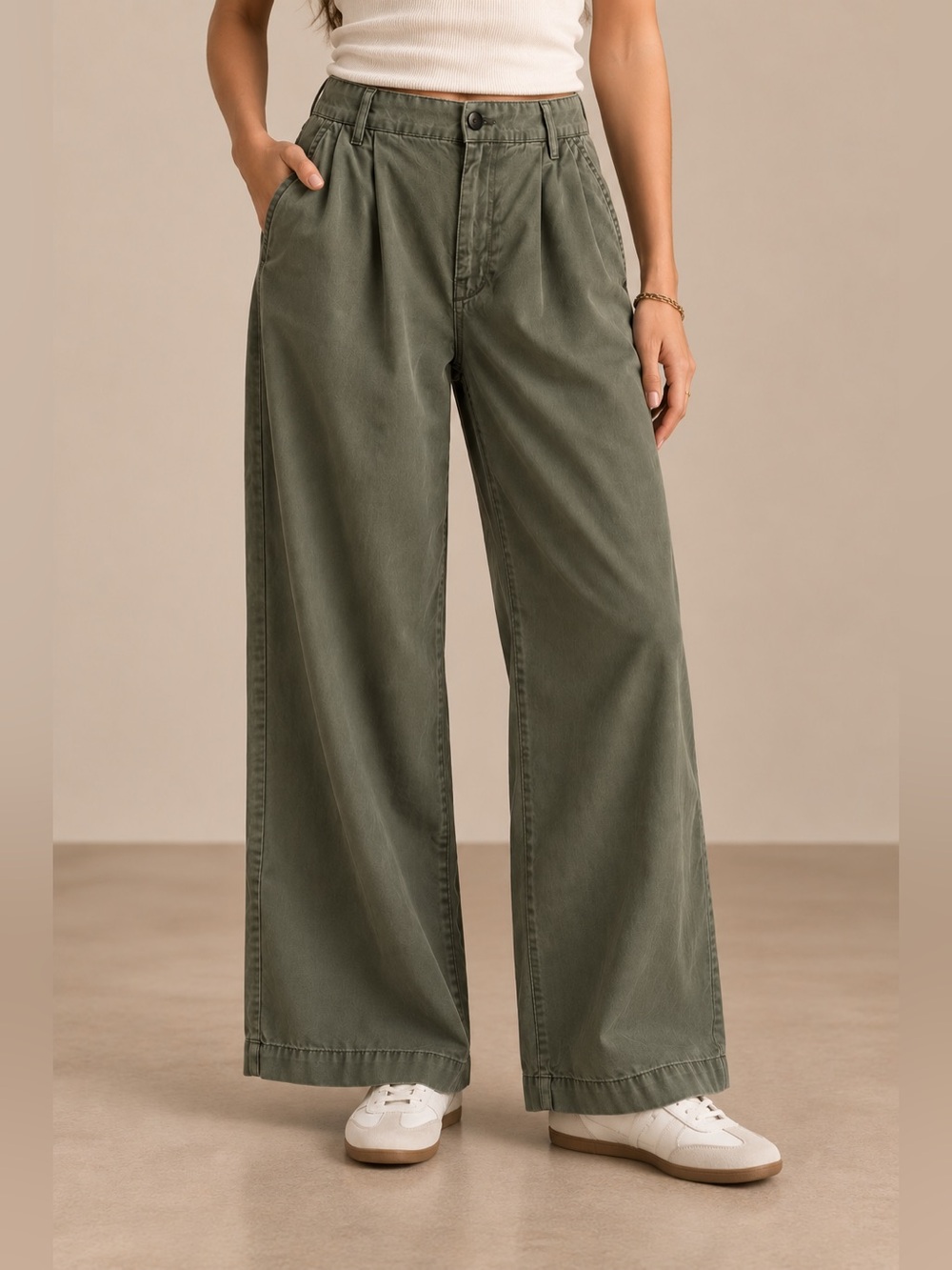 Everlane The Trouser in Buttersoft Wide Leg Pants - Size 4